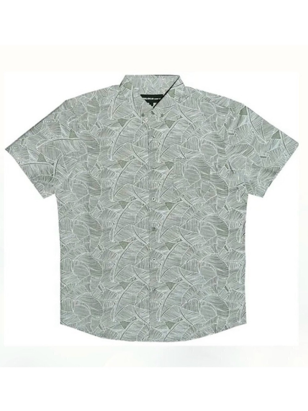 Molokai Surf 100% Cotton Printed Short Sleeve Collared Button Up Shirt Mens XXL